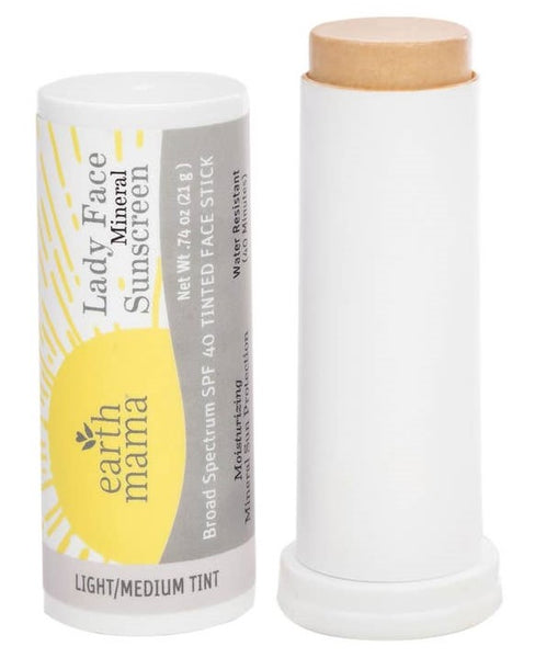 Lady Face Mineral Sunscreen Face Stick - Medium / Dark Tint